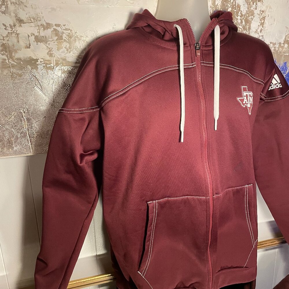 Texas A&M Aggies Adidas Player Issued Hoodie Mens L